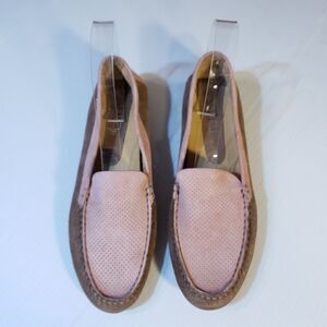 VAN ELi Suede Perforated Driving Mocs 7.5 Narrow